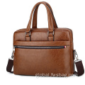 China Leather Businessbag Men Leather Briefcase Manufactory